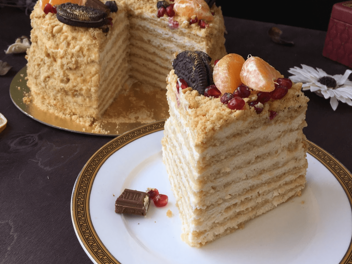 Торт сметанник шоколадный