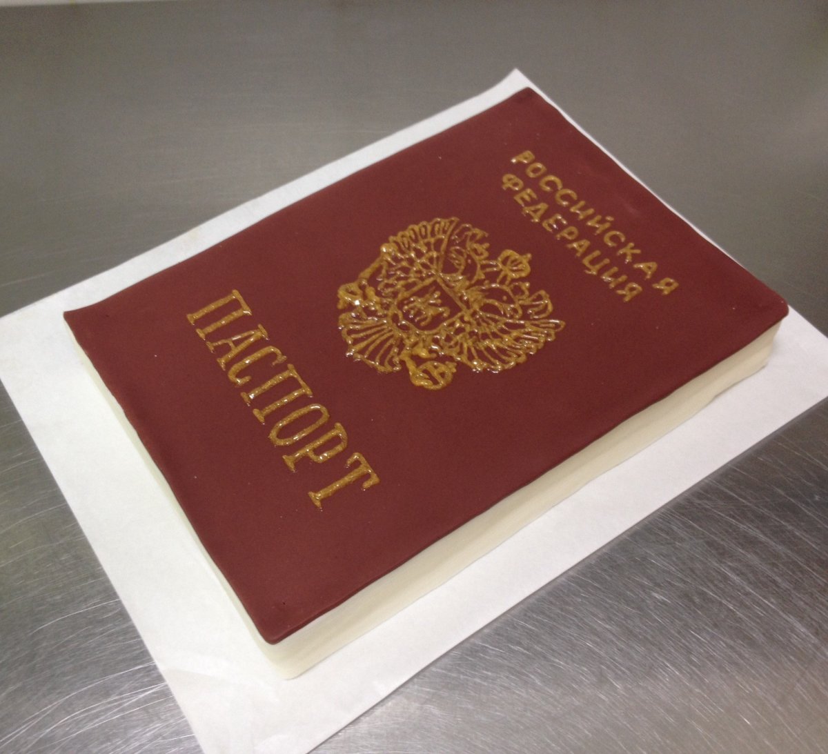 Пряник паспорт для торта