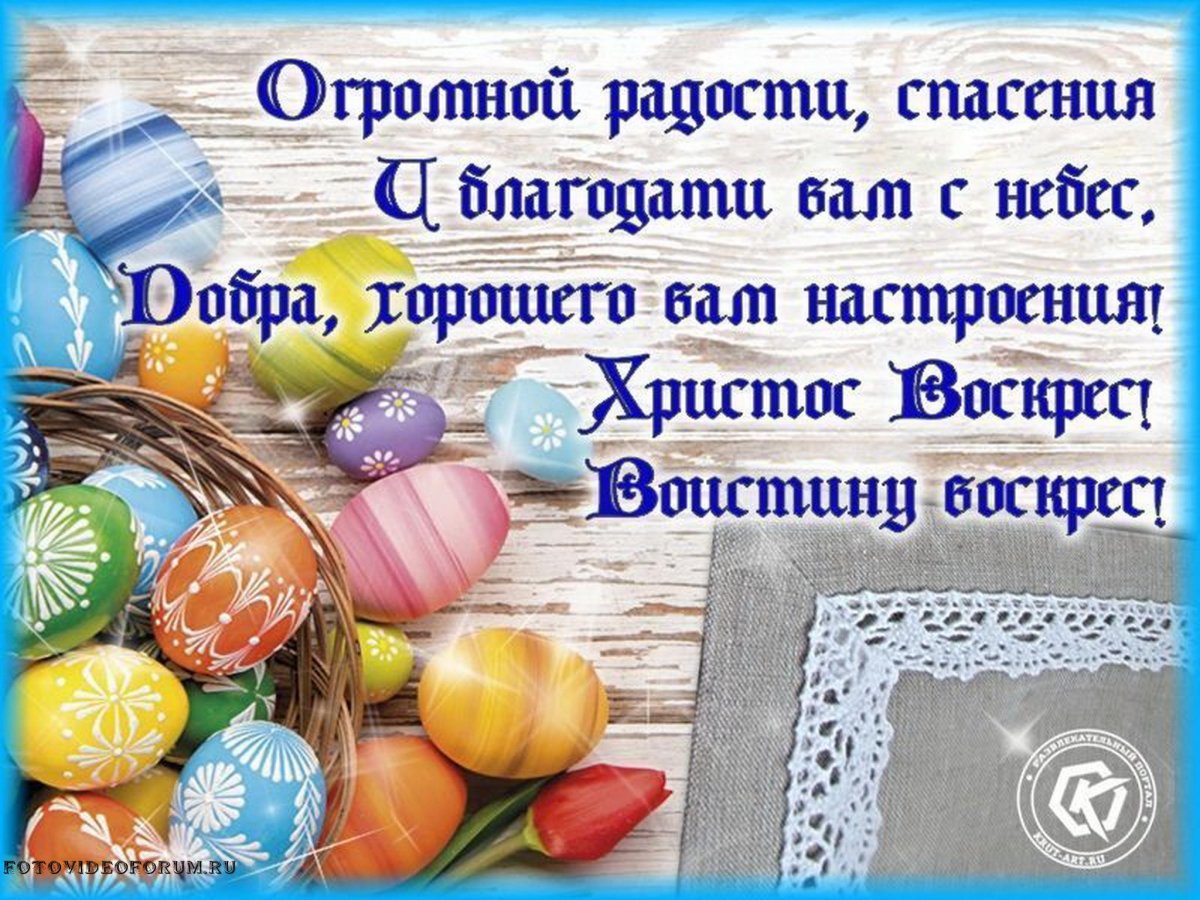 Воистину воскрес поздравления