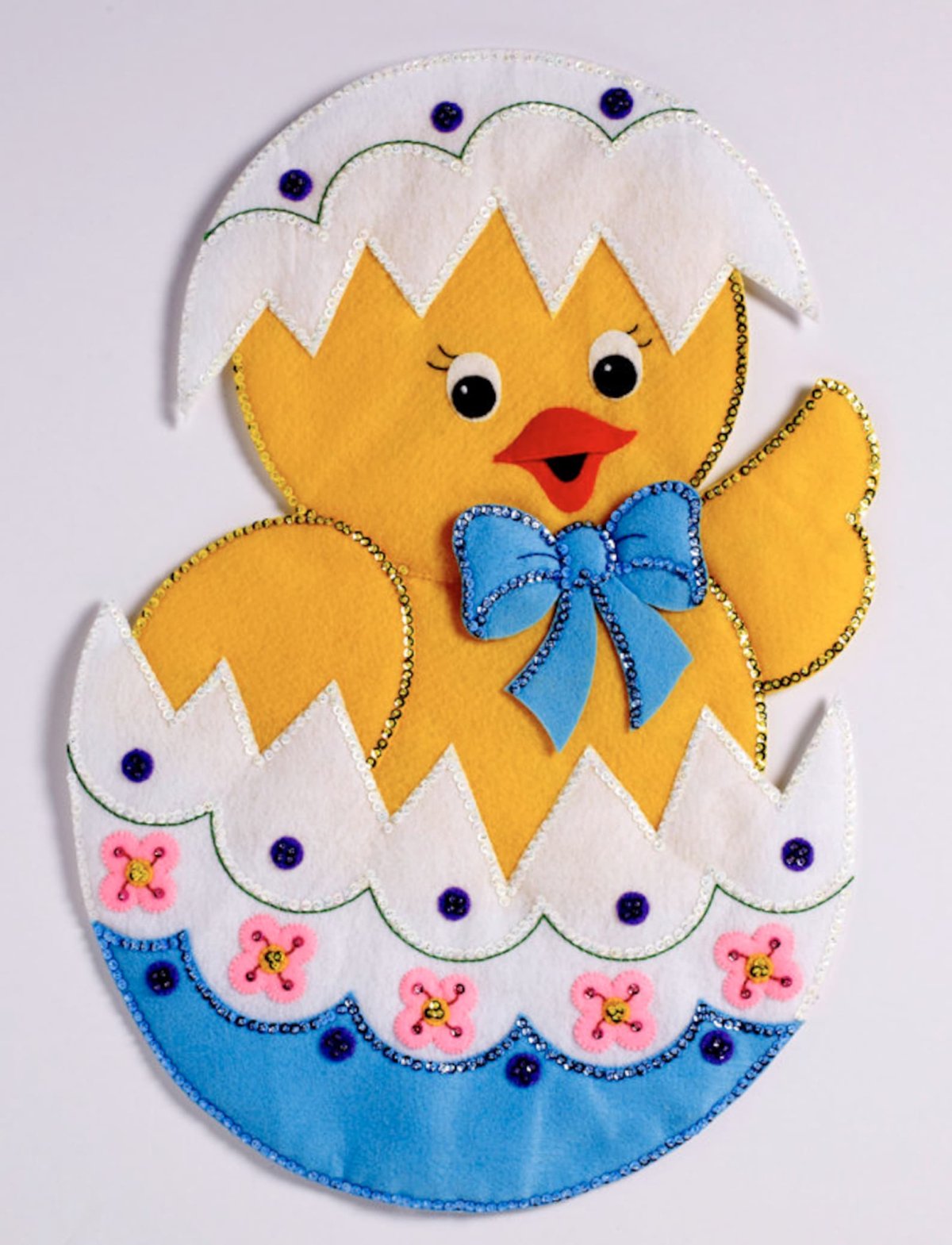 Цыпленок из фетра на Пасху