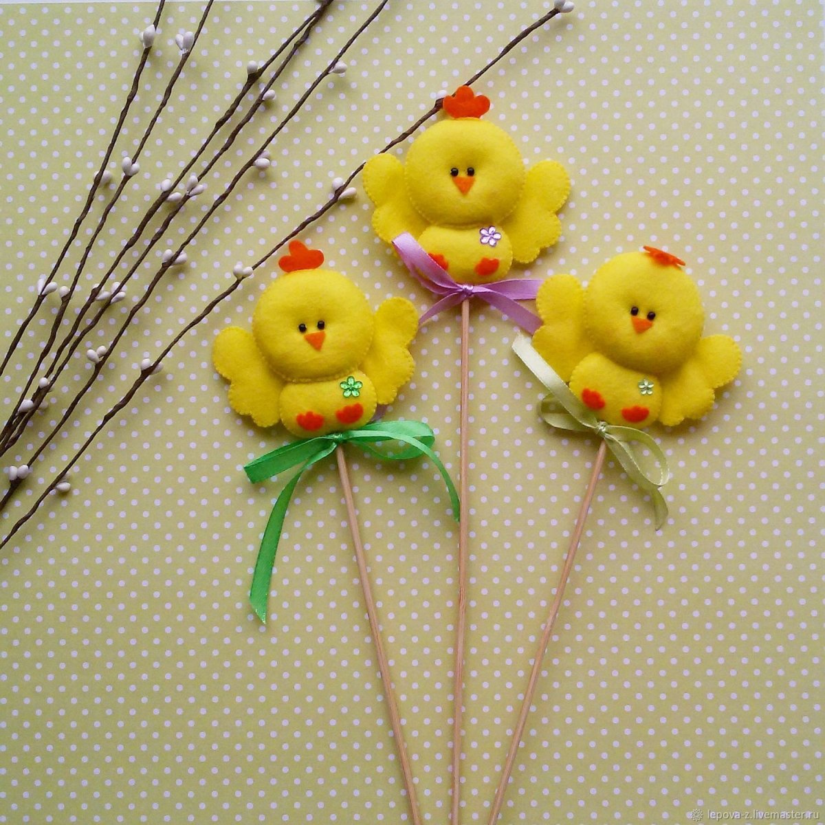 Декор из фетра на Пасху