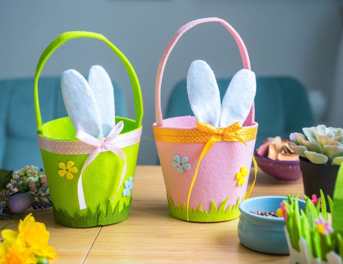 Корзинка с ушками