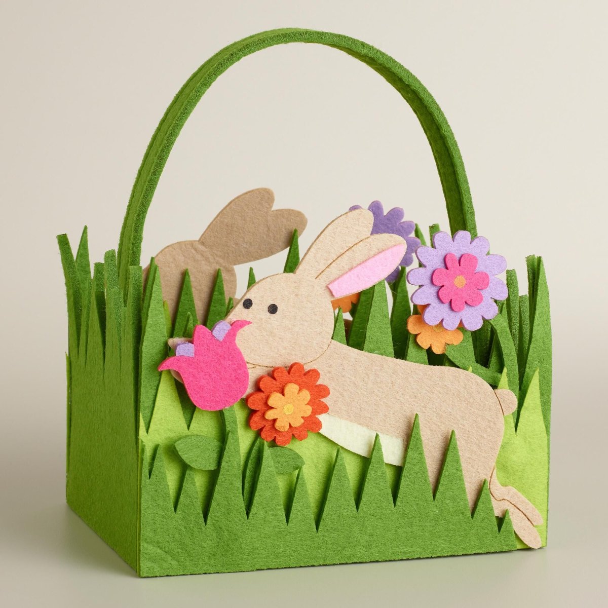 Фетровые корзинки для Пасхи