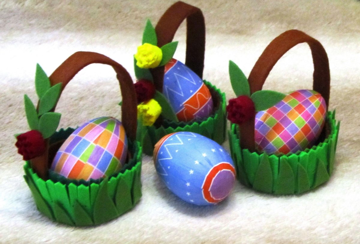 Шаблоны для пасхальных сувениров из фетра