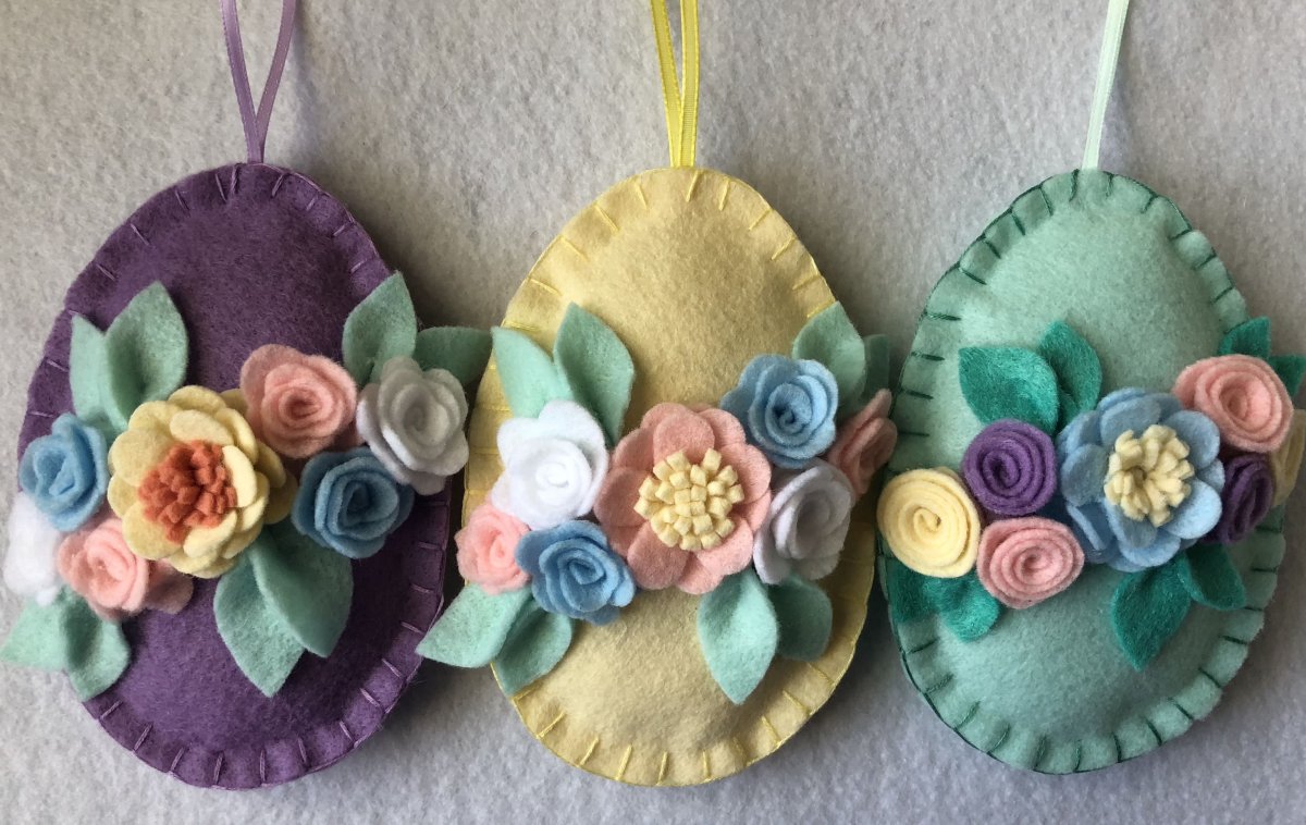 Корзины из фетра "заяц"