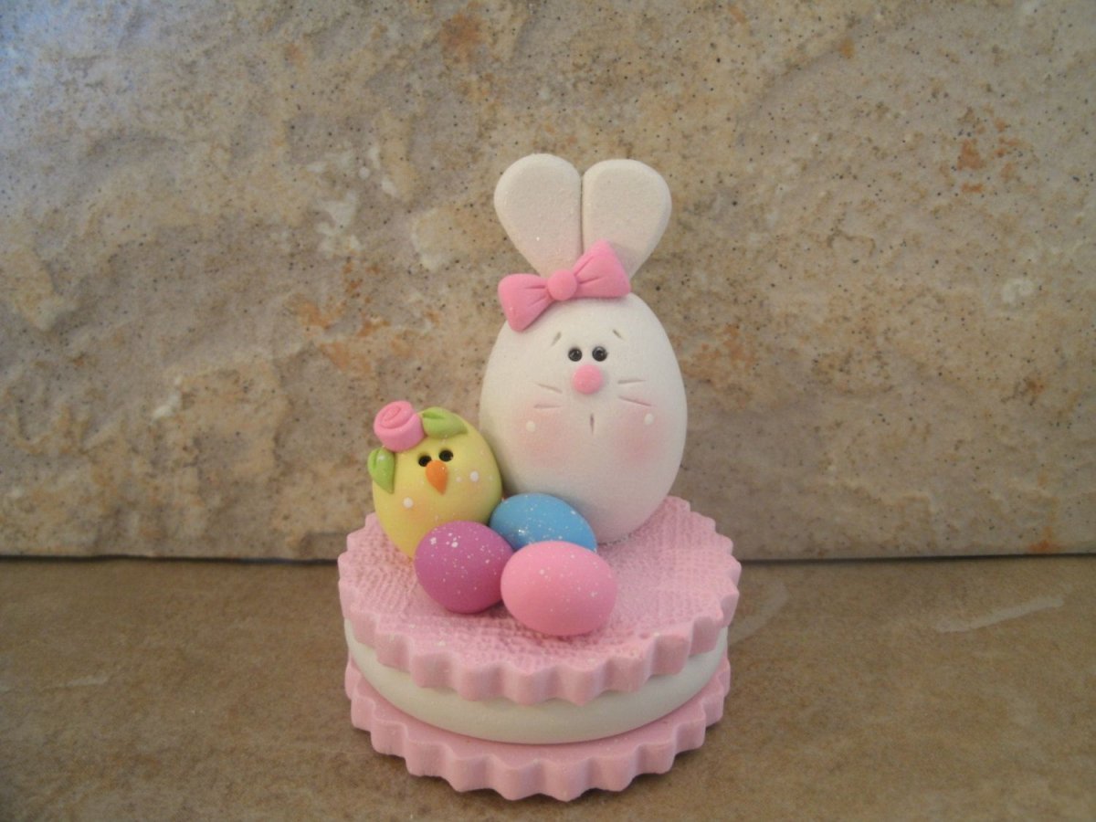 Фигурки из мастики на Пасху