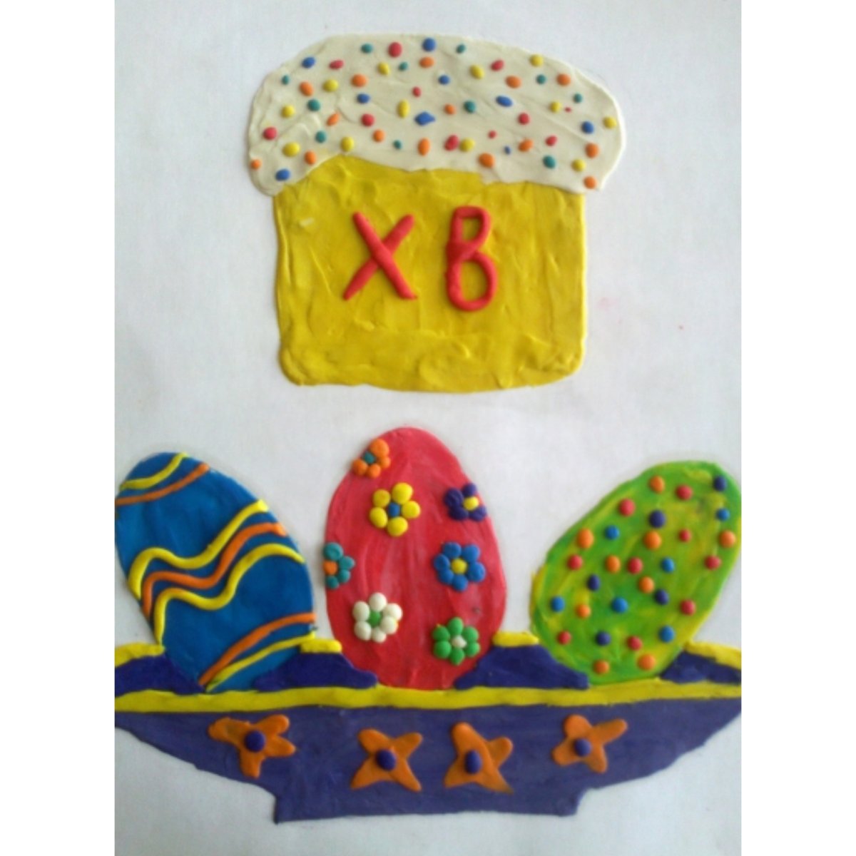 Лепка, пластилинография Пасха