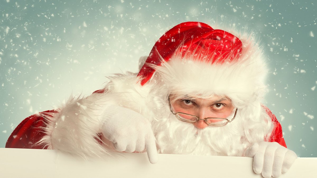 Пьяный дед Мороз