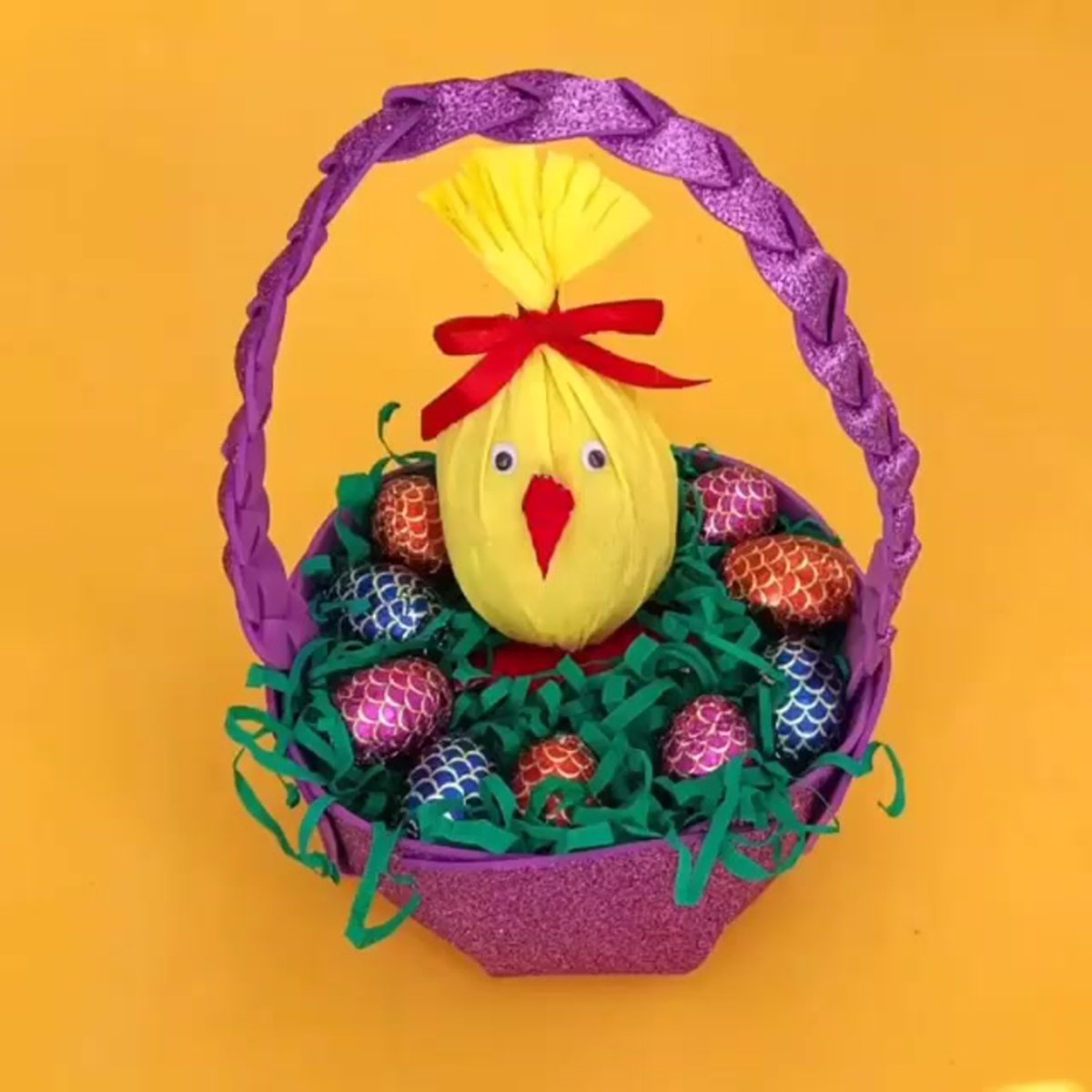 Красивые пасхальные корзинки