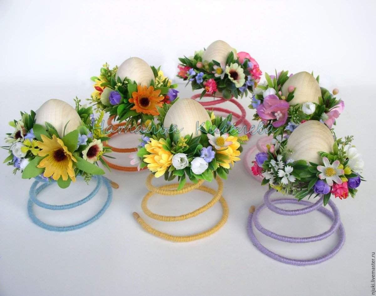 Фетровые корзинки для Пасхи