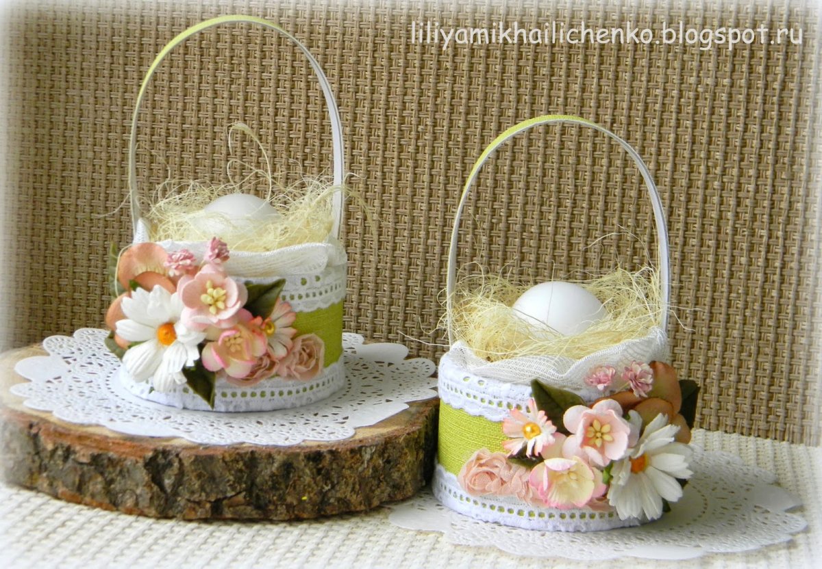 Корзина с цветами