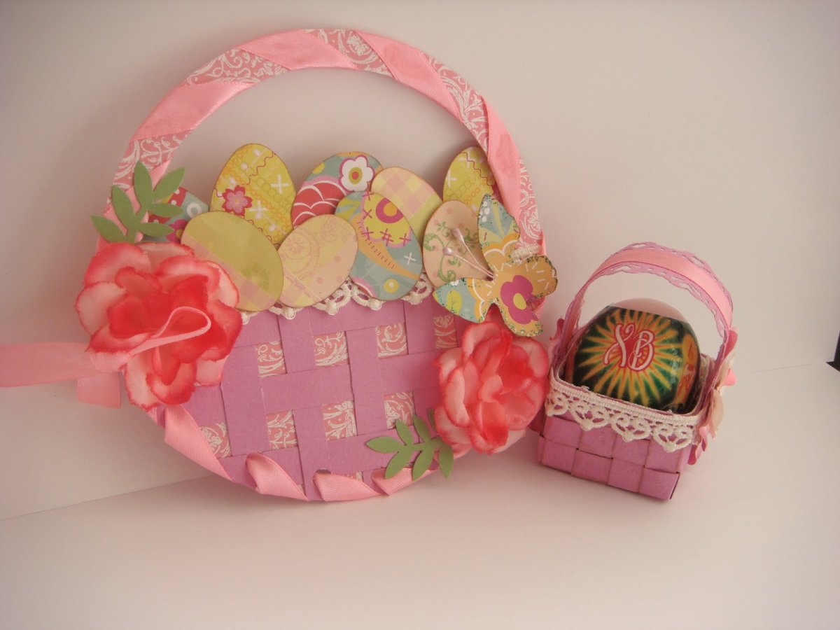 Корзиночки для пасхальных яиц