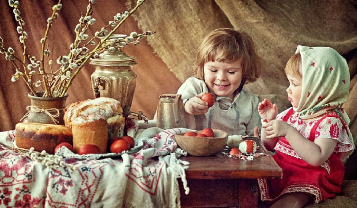 Пасхальный натюрморт живопись