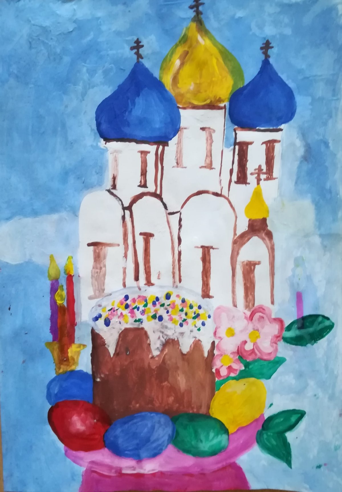 Пасха храм вектор