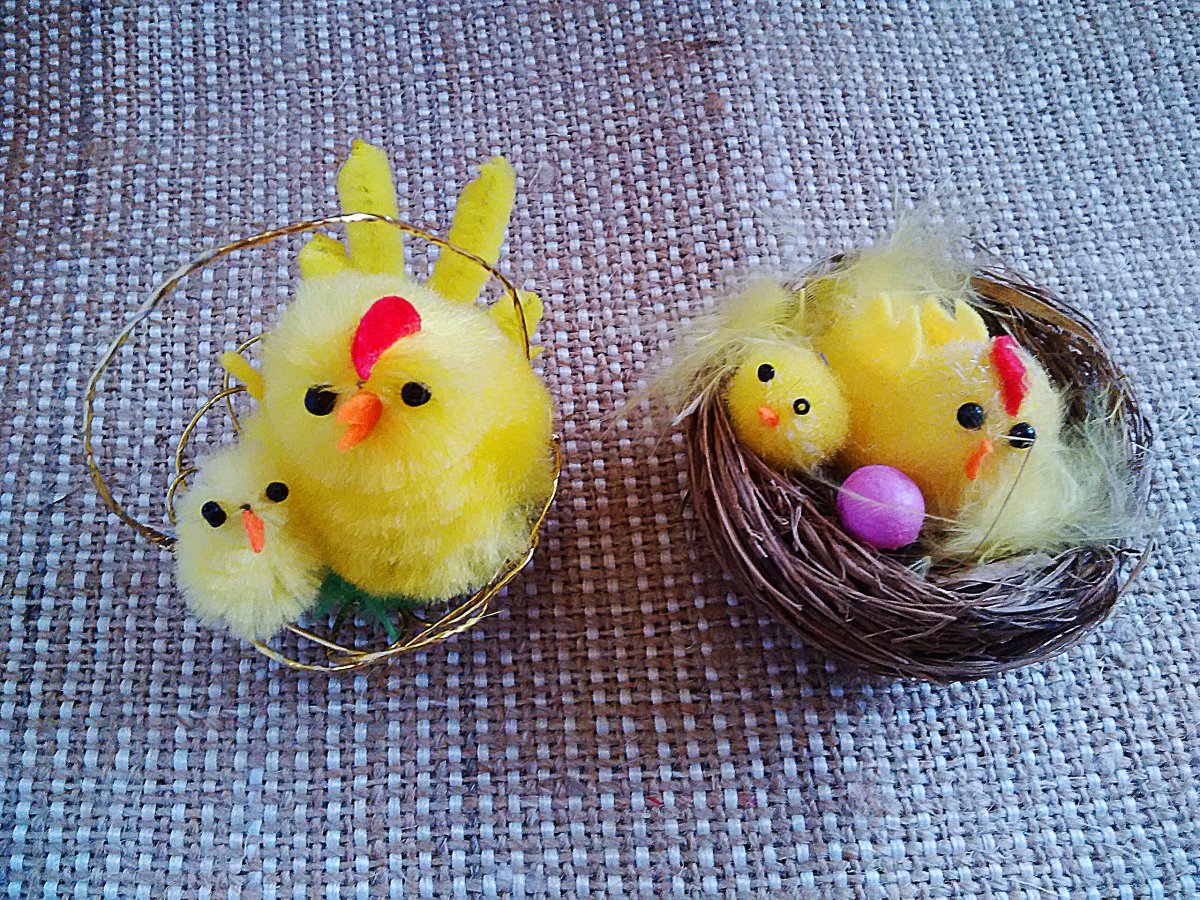 Цыпленок из фетра