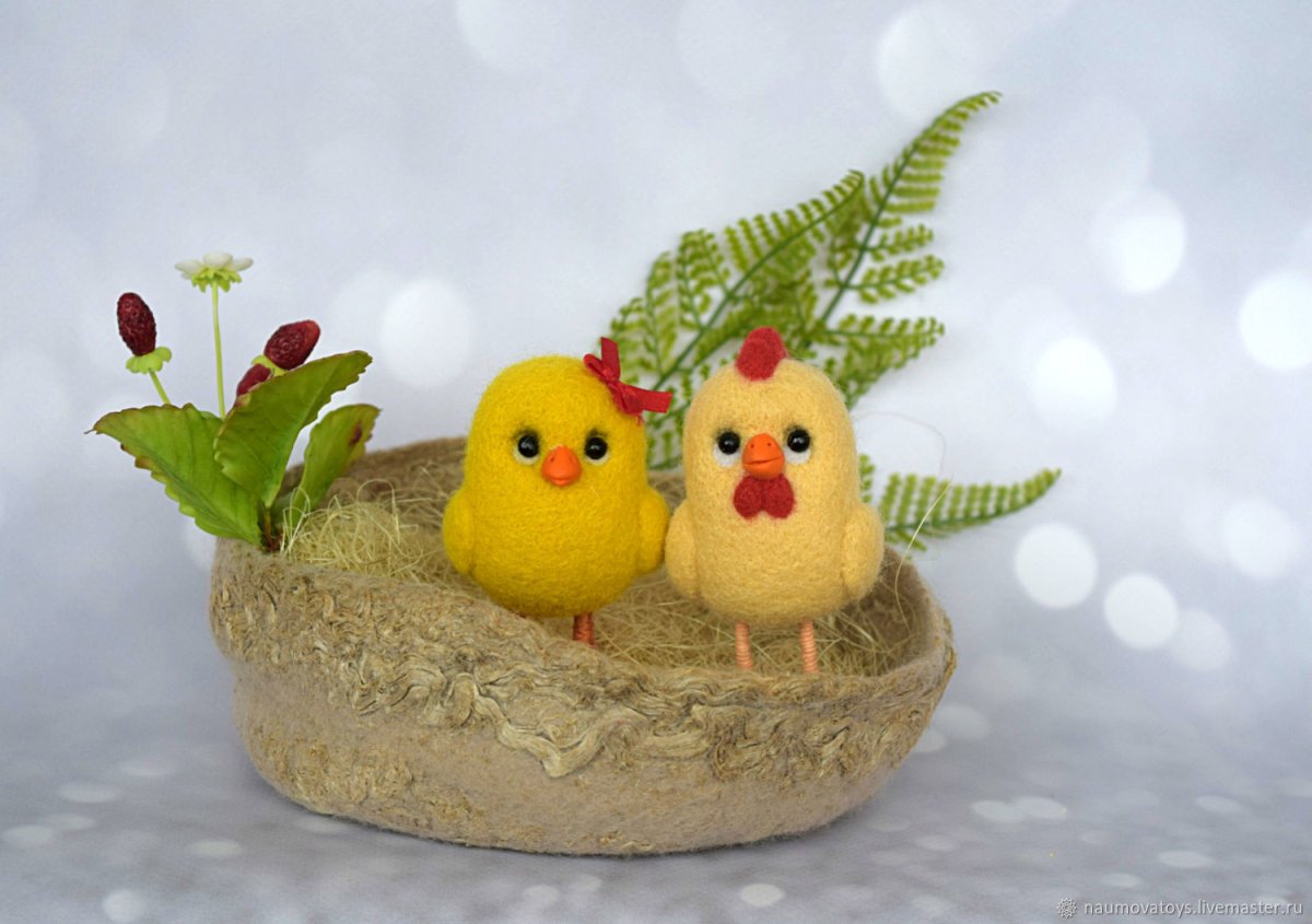 Цыплята на Пасху своими руками