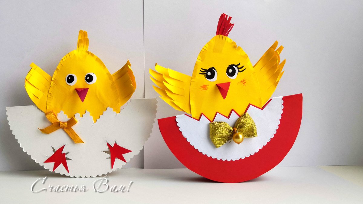 Цыпленок из фетра