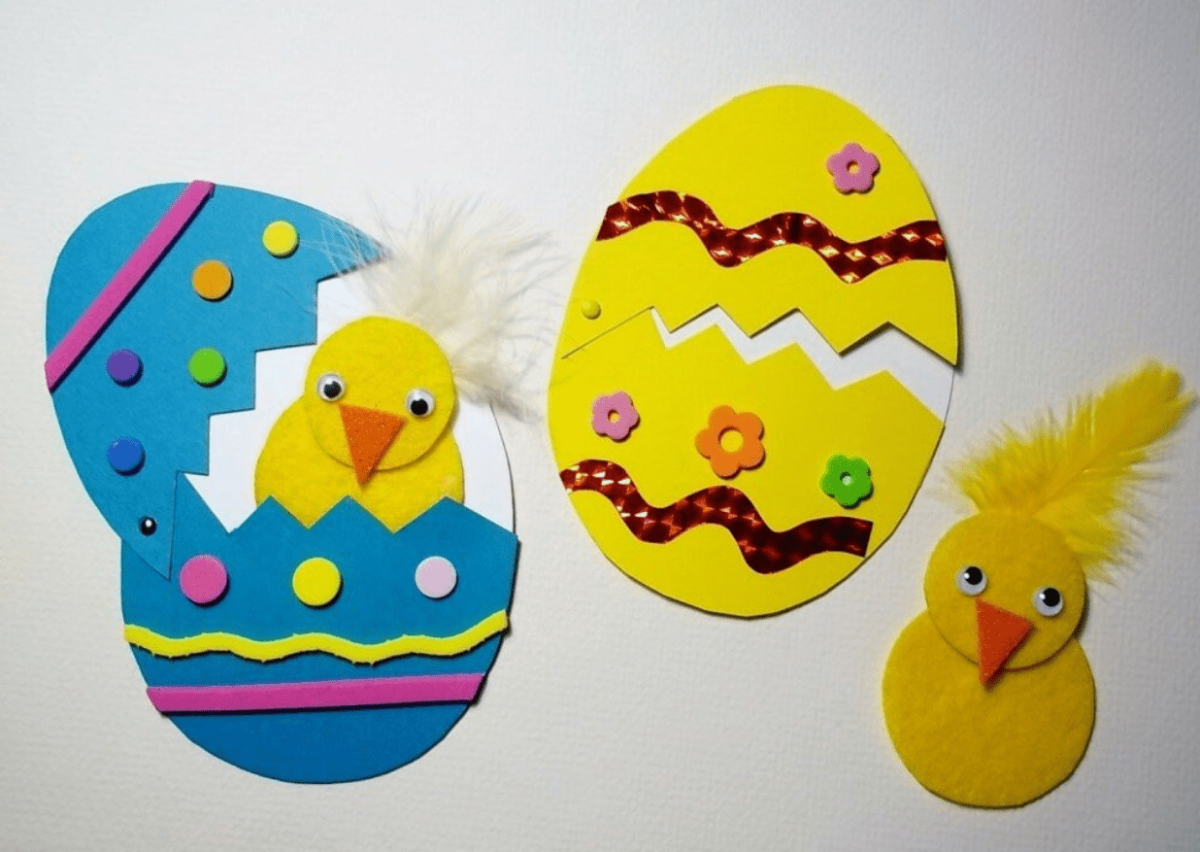 Вязаные композиции к Пасхе