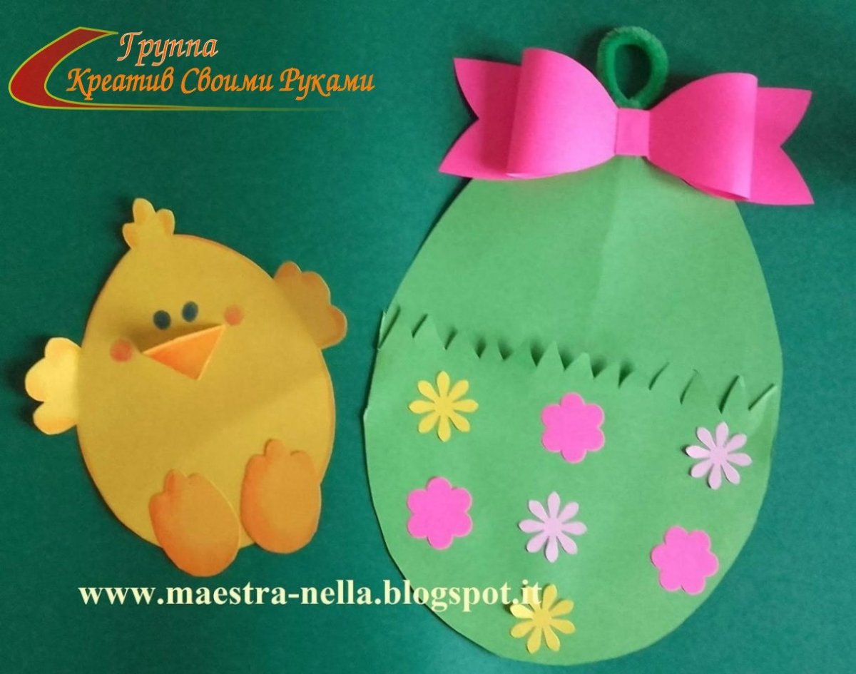 Поделки на Пасху курица с цыплятами