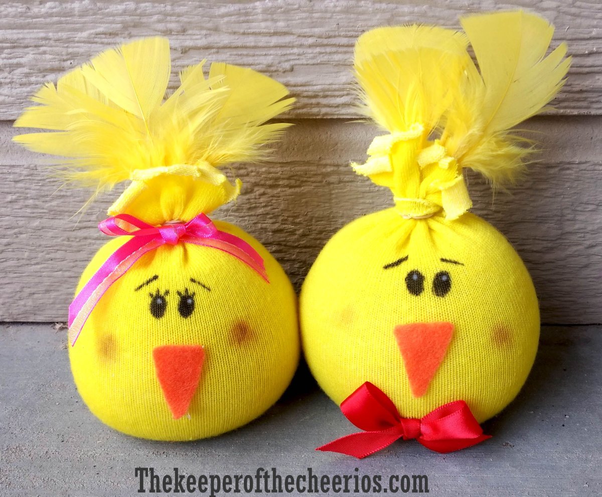 Пасхальный цыпленок поделка