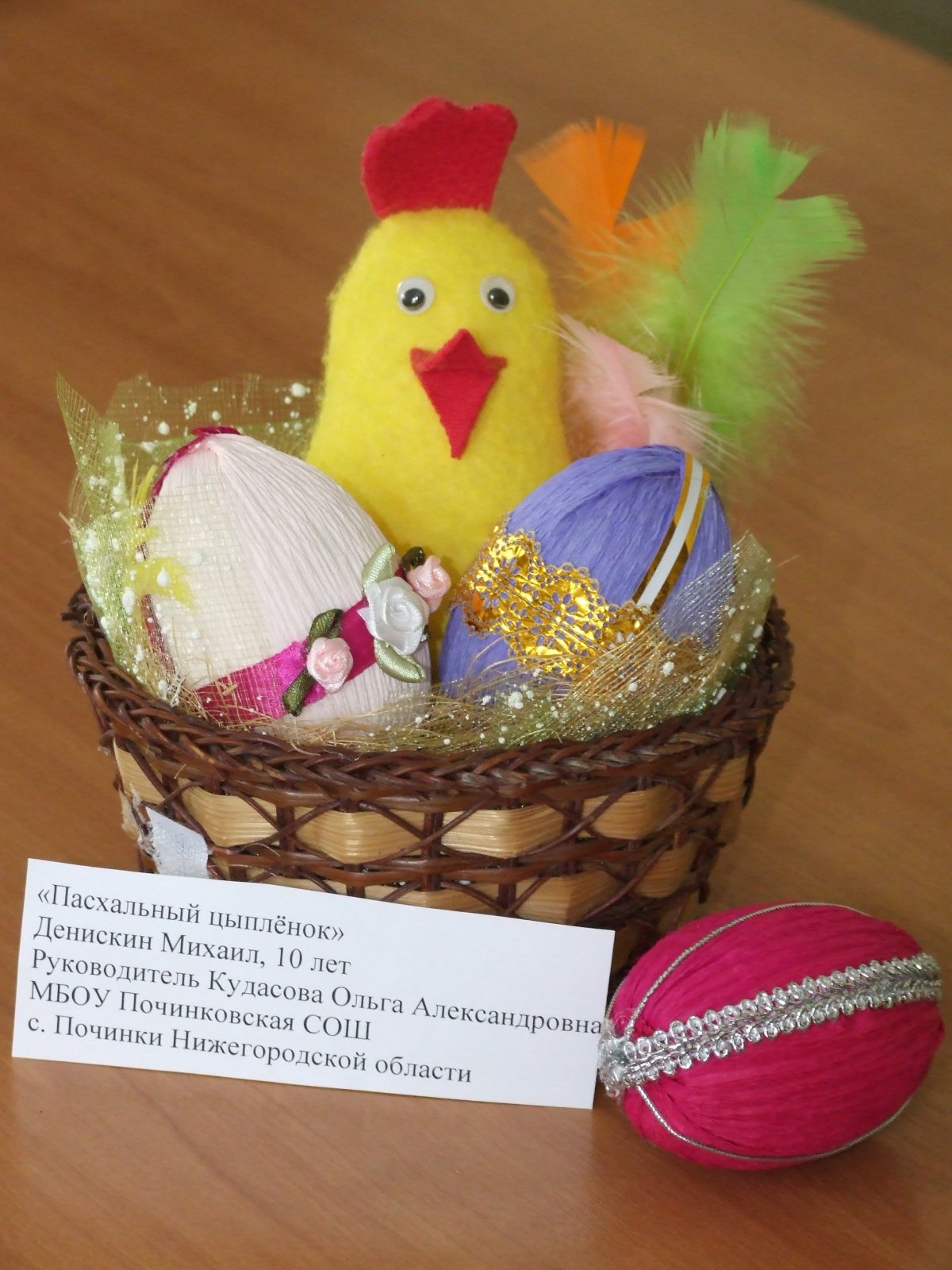 Пасхальные цыплята из Киндер сюрприза