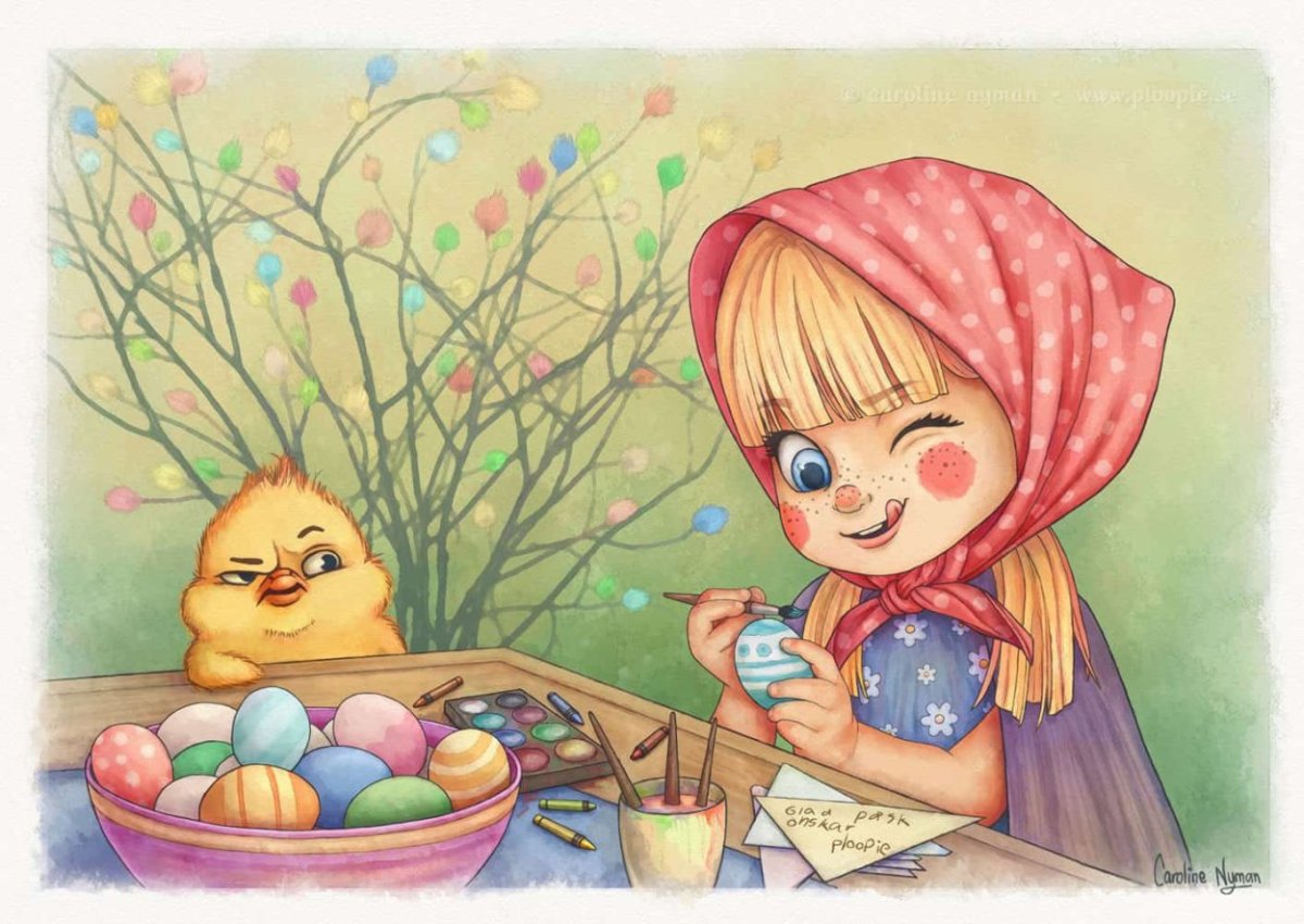 Рисунок на Пасху