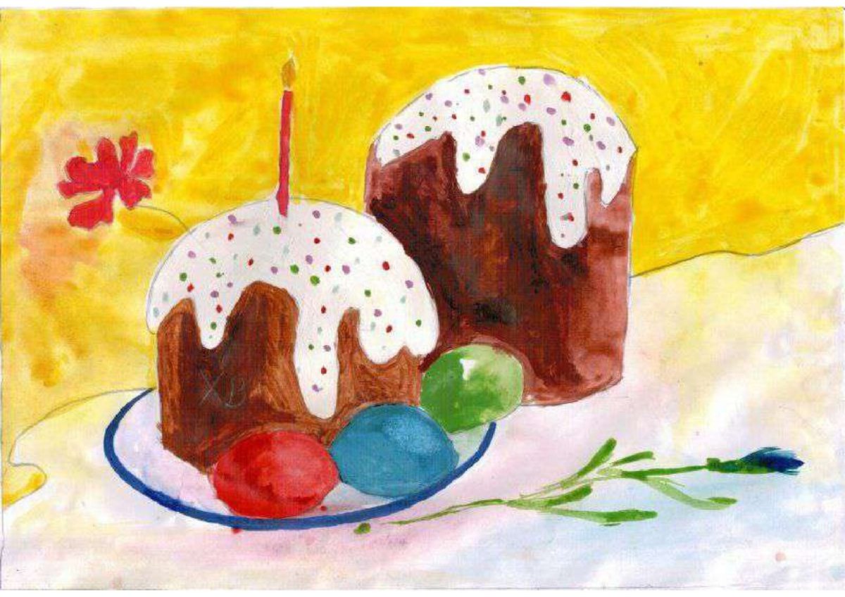 Рисунок на Пасху