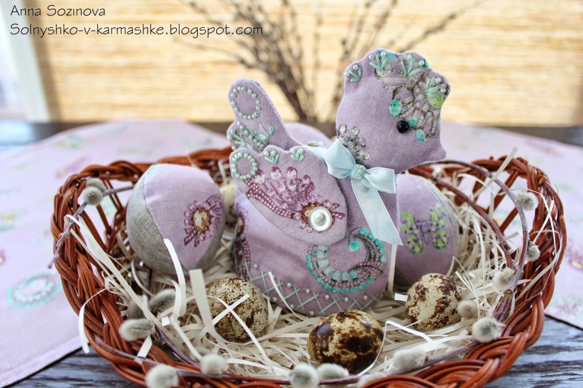 Пасхальная корзинка Курочка наседка