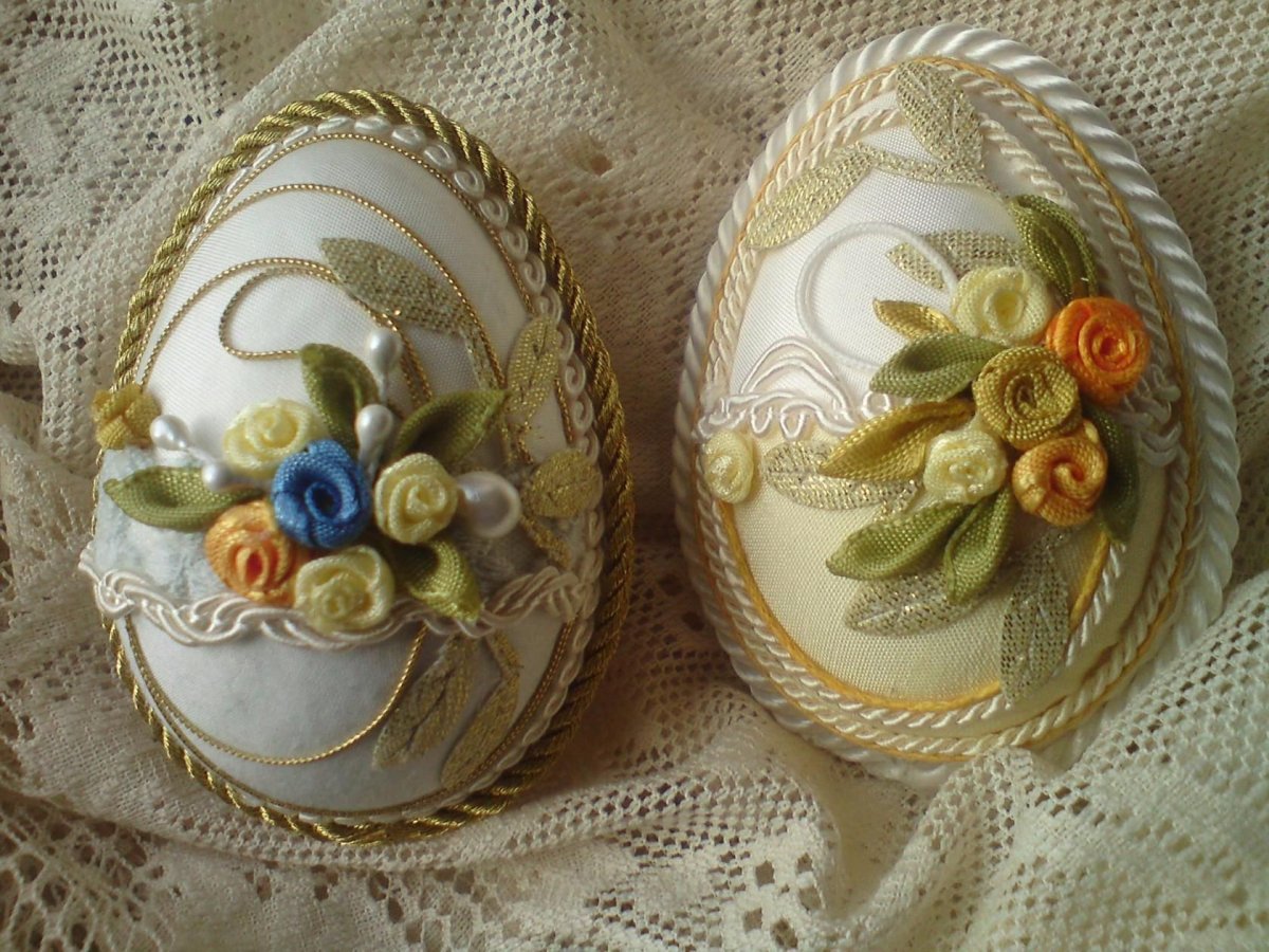 Яйца из фетра к Пасхе