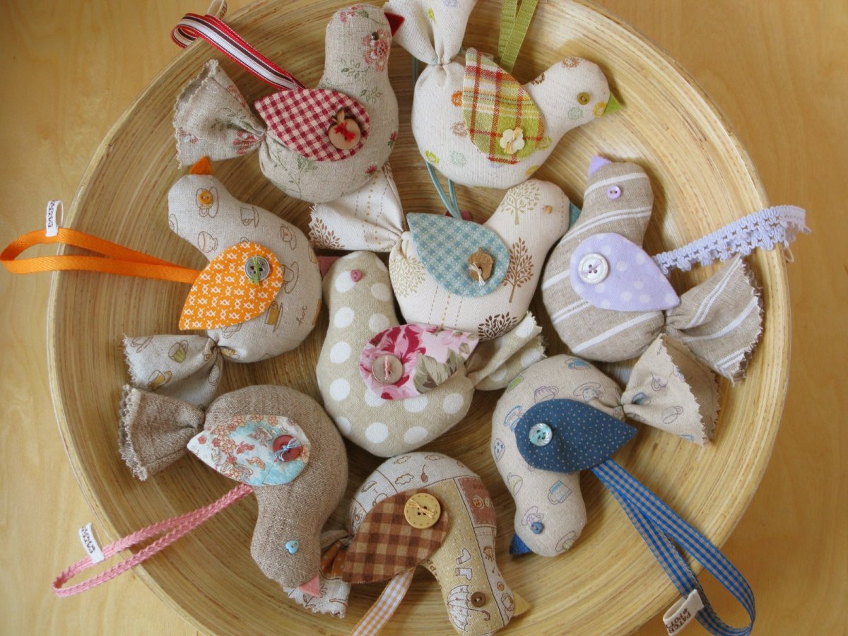 Пасхальный декор из ткани Пасхальный заяц