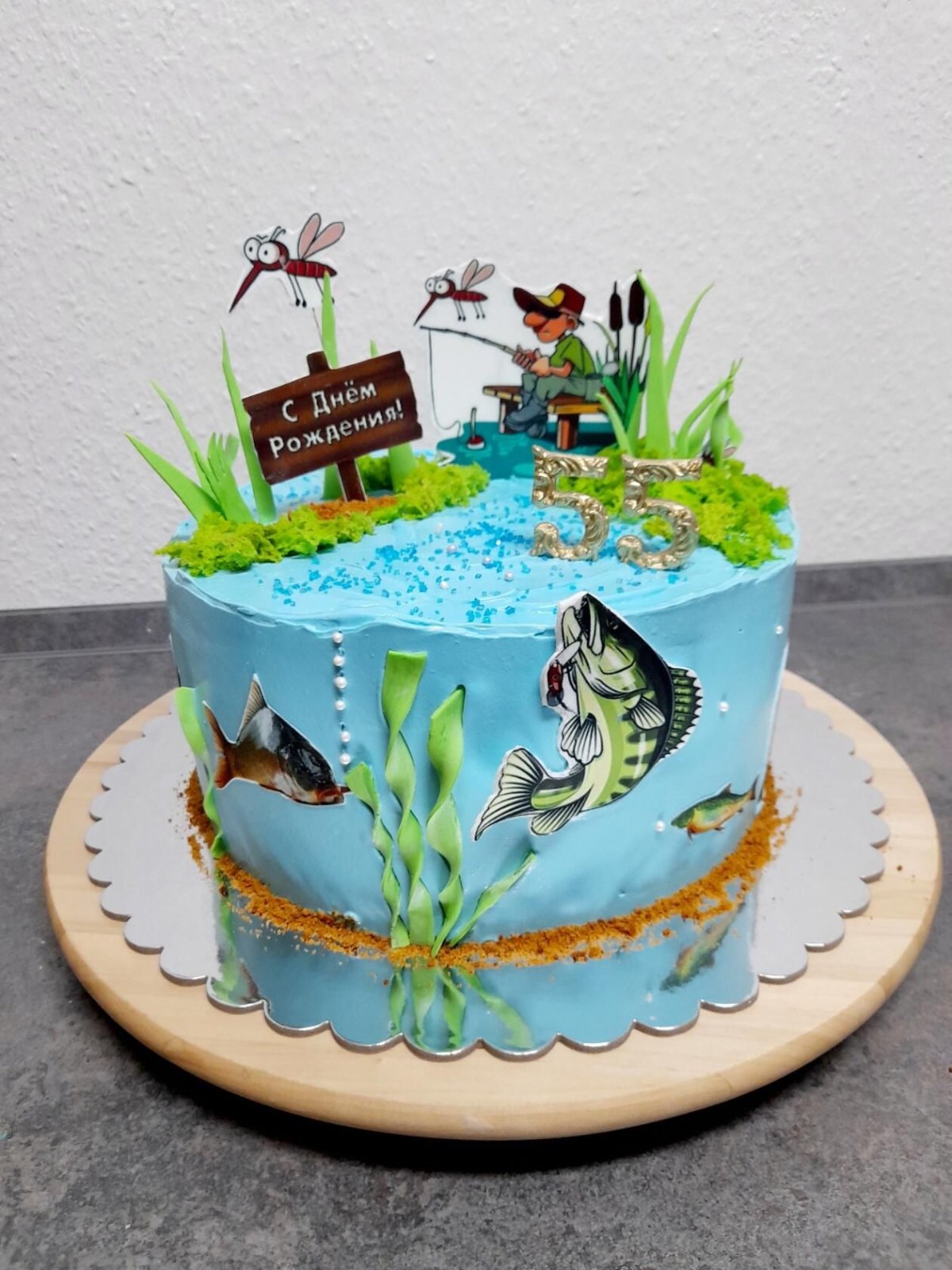 Торт рыбаку 2022