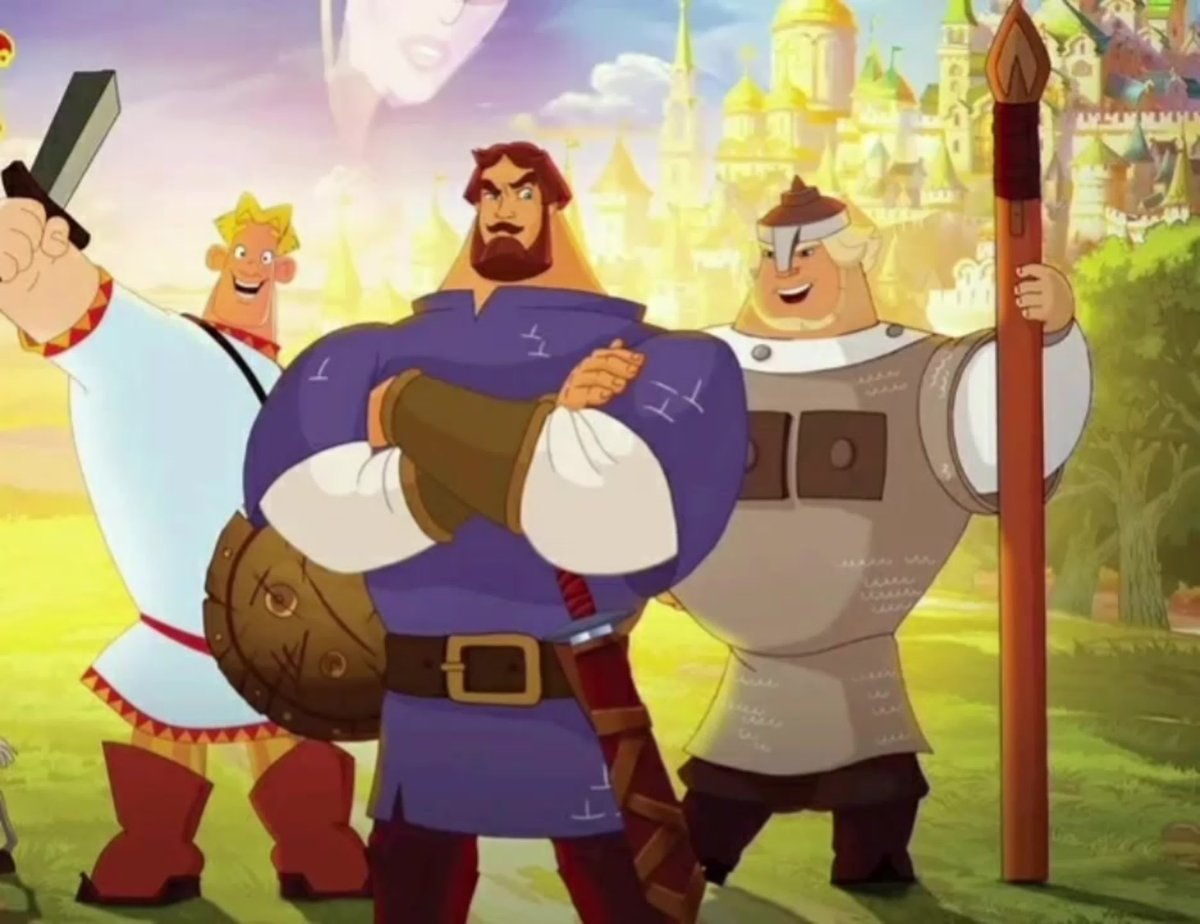 Торт три богатыря