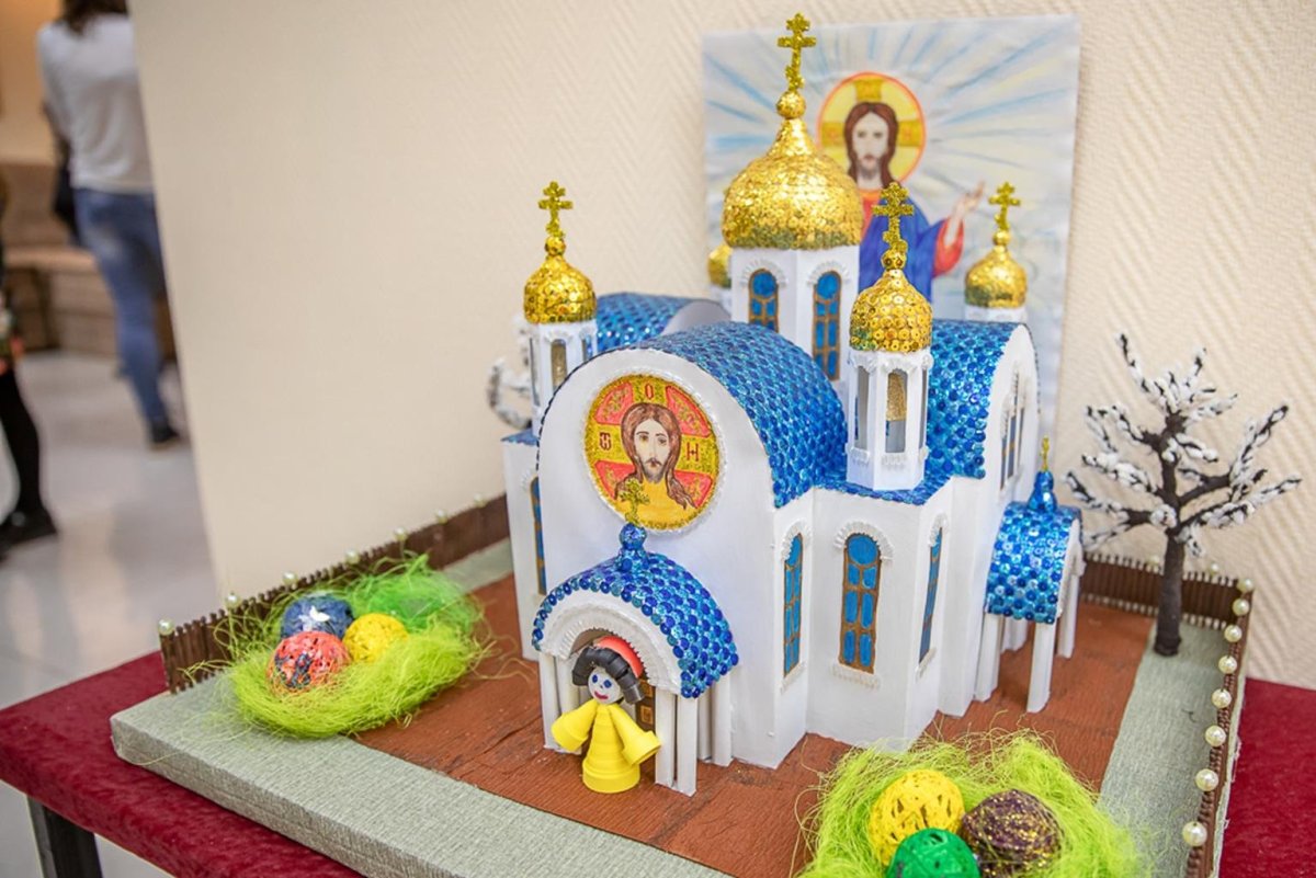 Поделка в сад Церковь