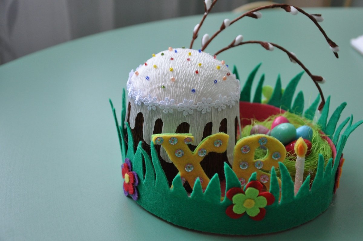 Пасхальная открытка своими руками