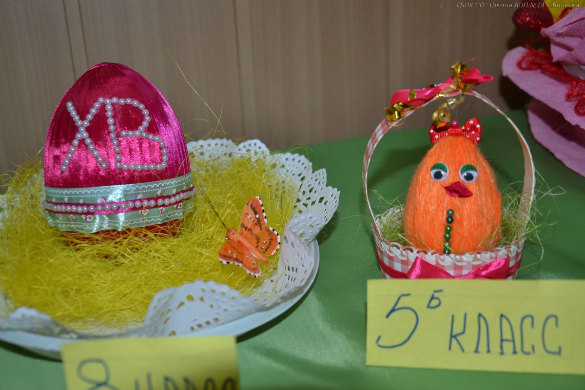 Пасхальная аппликация из ткани