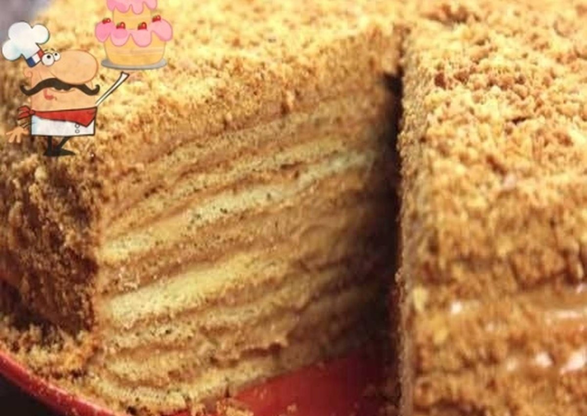 Торт со сметанным кремом