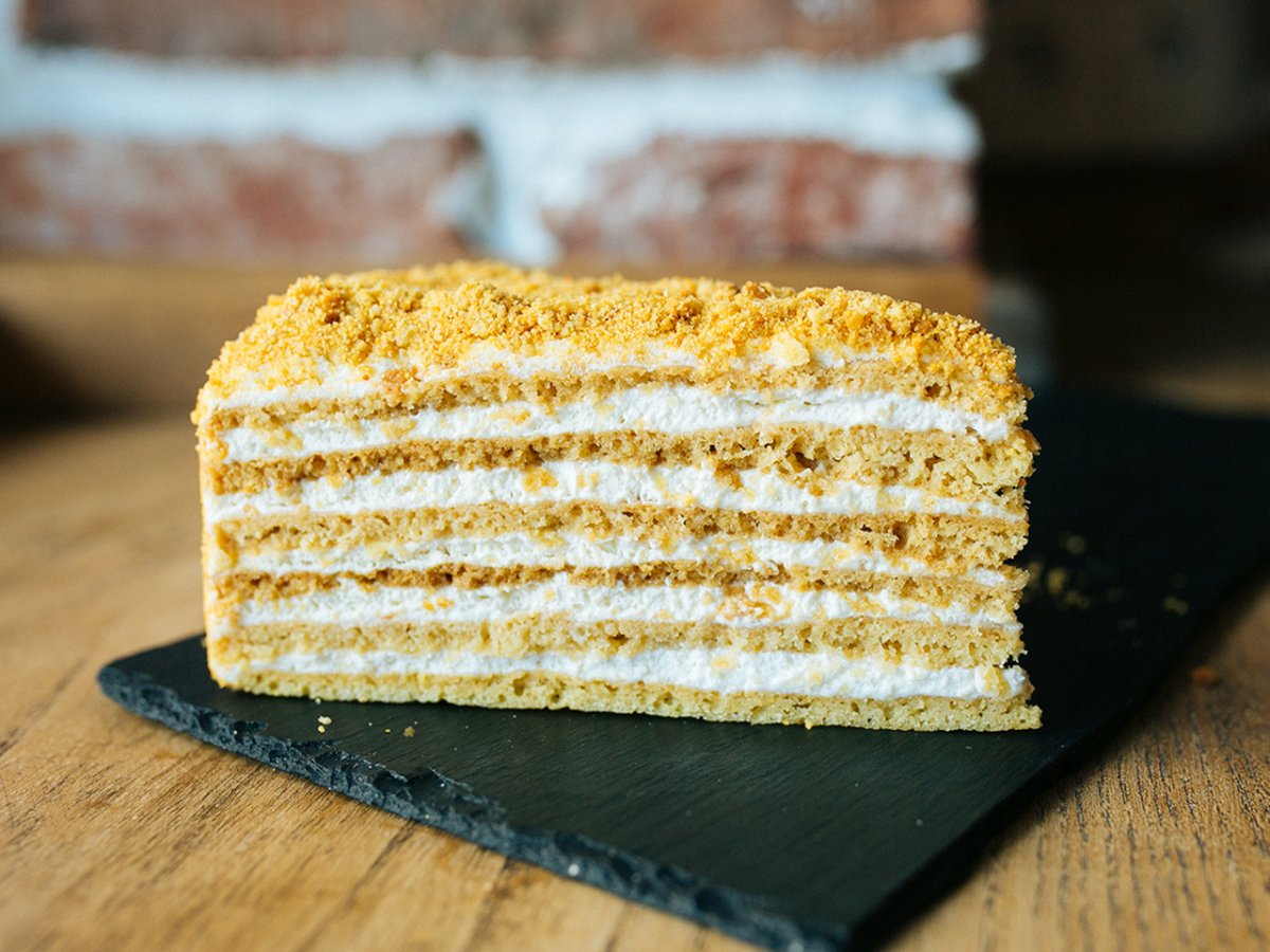 Творожно-банановый пирог