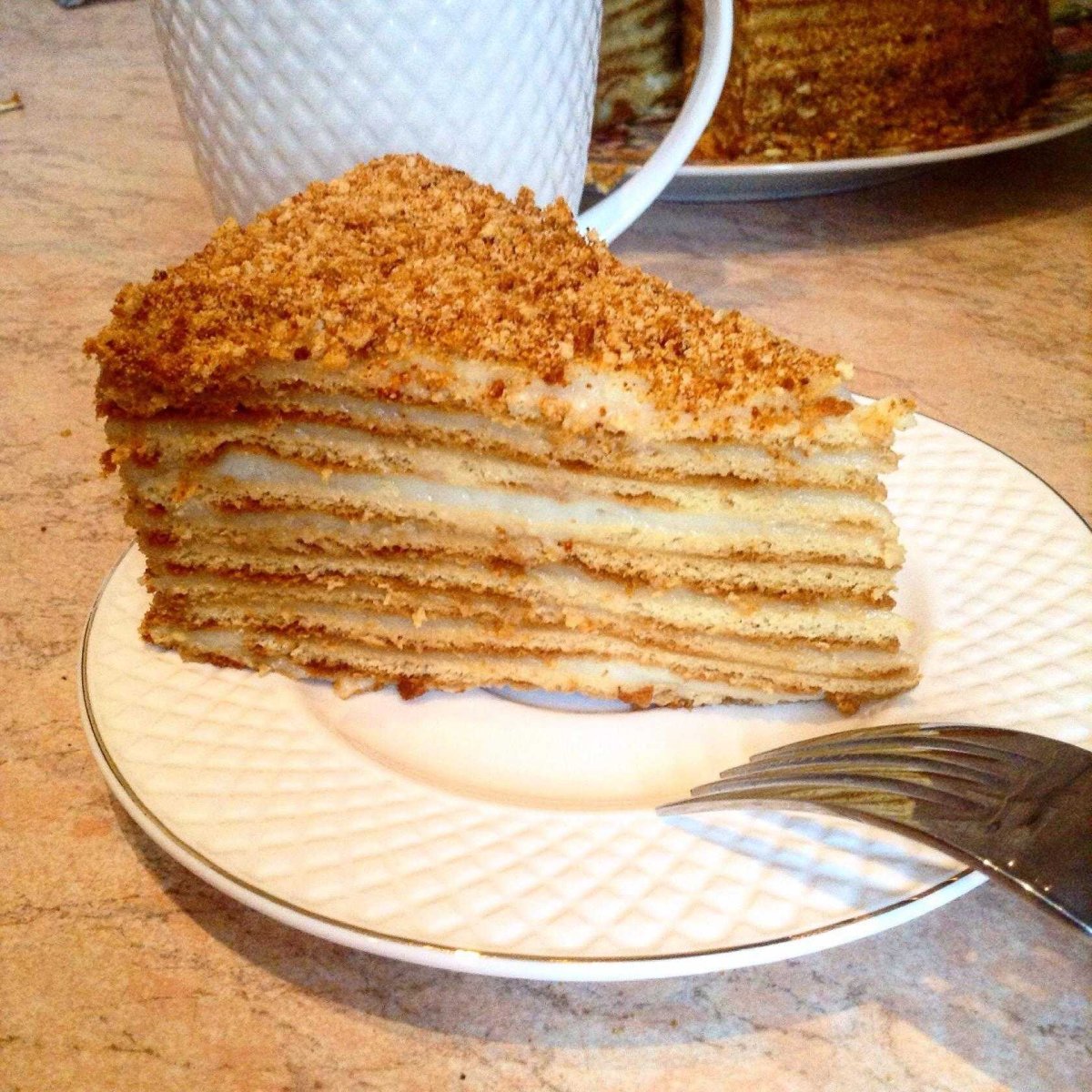 Тор из песочных коржей