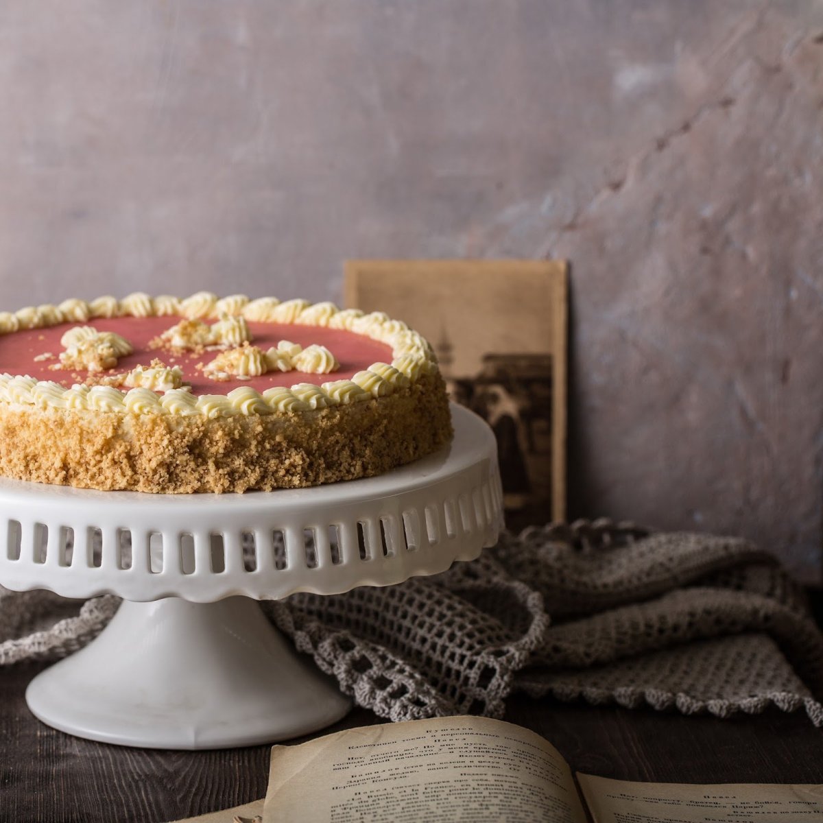 Торт песочный листопад