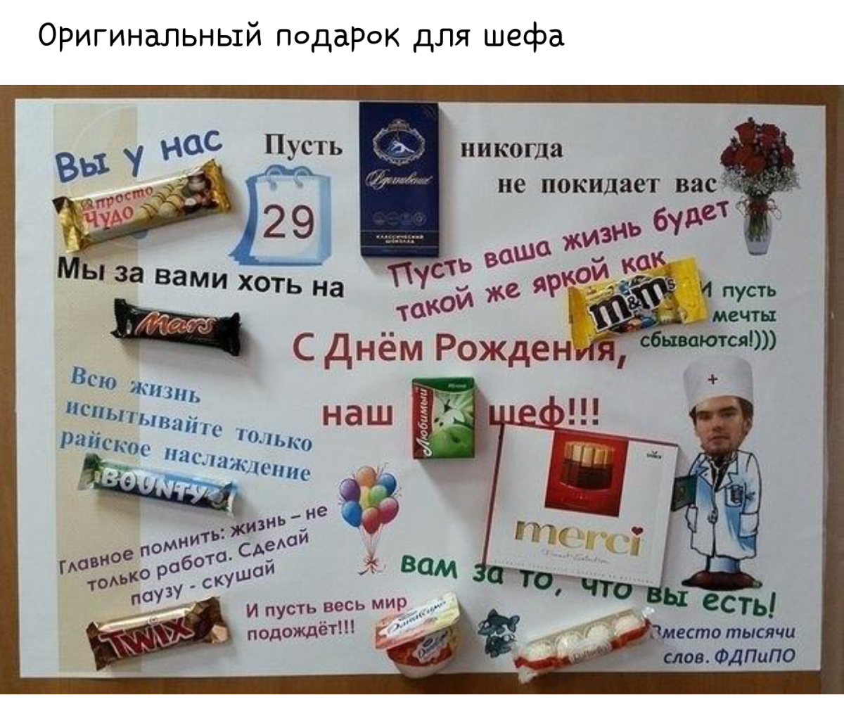 Необычный подарок подруге