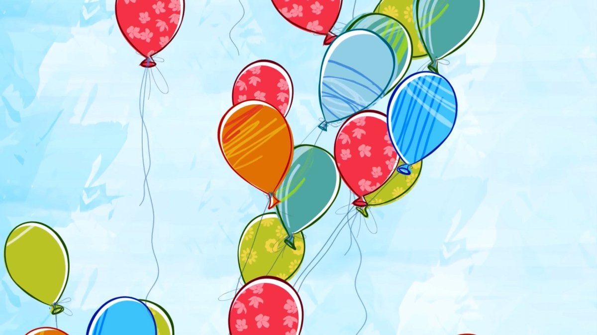 Красивый фон с днем рождения