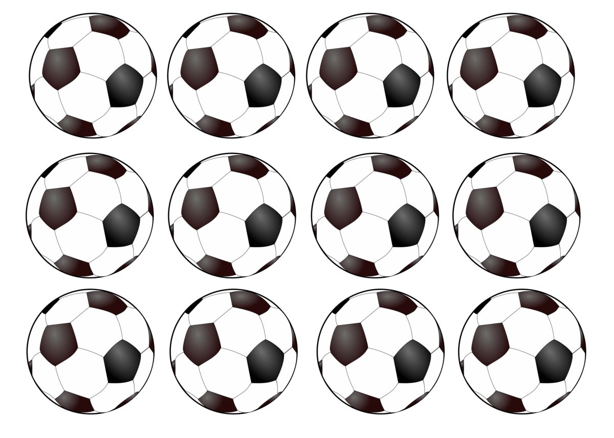 Макет футбольного мяча
