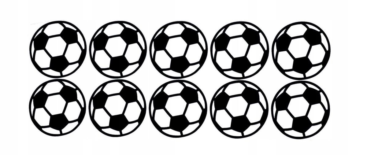 Футбольный мяч трафарет