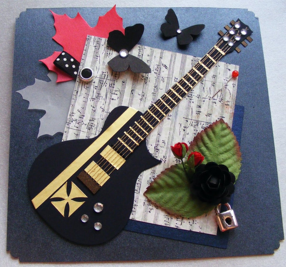 Гитара Скрапбукинг