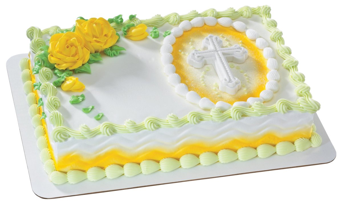 Украшение квадратного торта