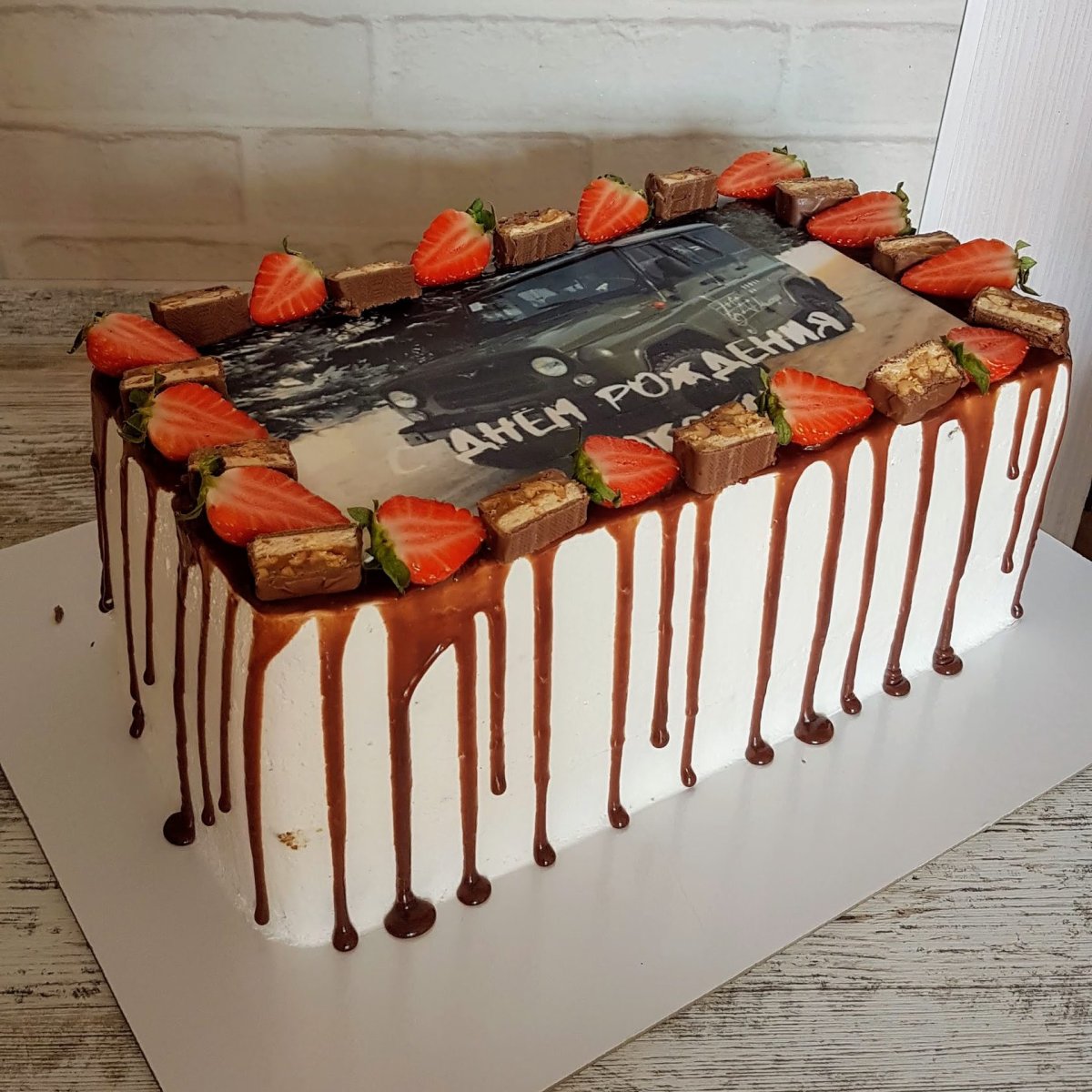 Торт с фотопечатью