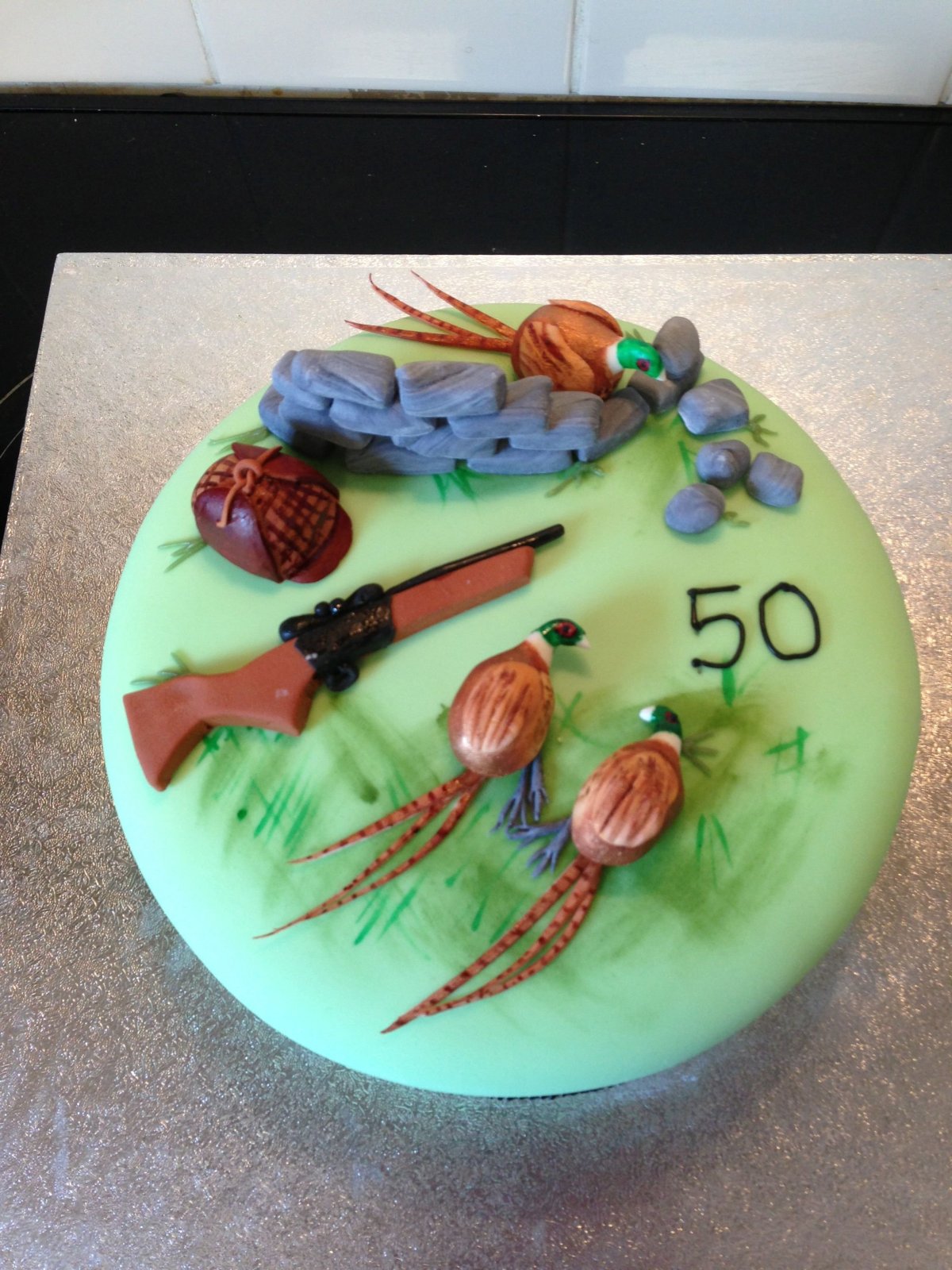 Муссовый торт для рыбака