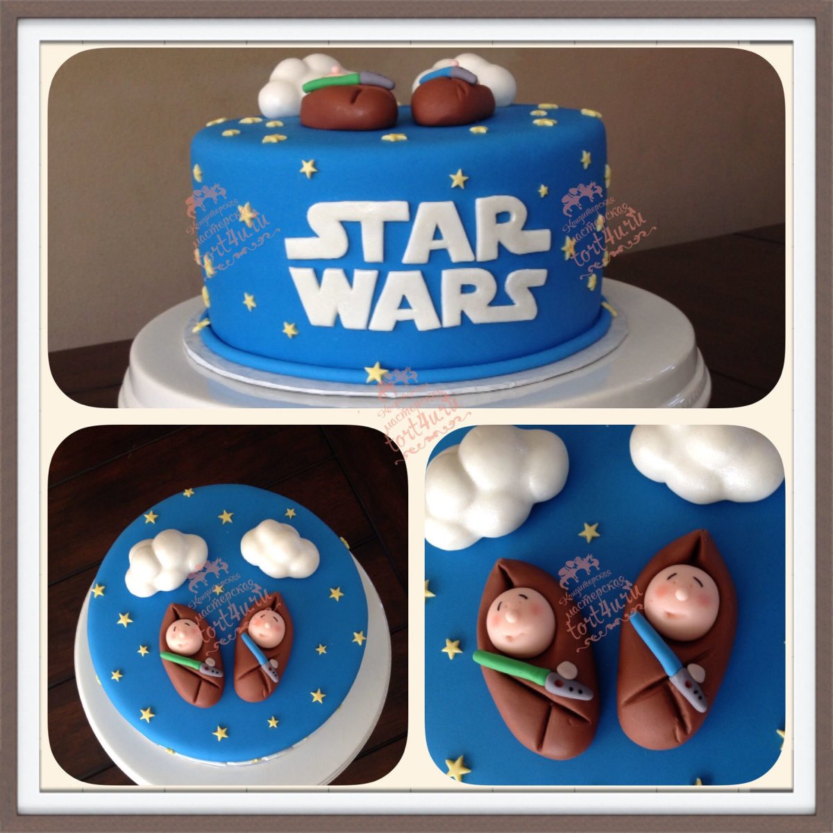 Нежный торт на выписку