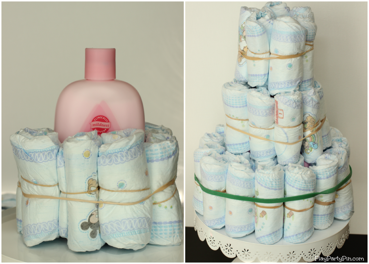 Торт из подгузников