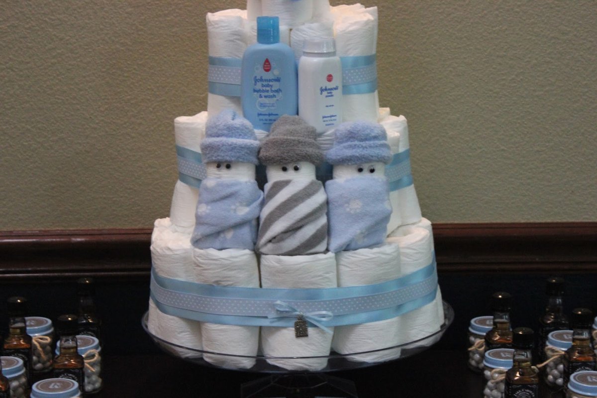 Торт из подгузников